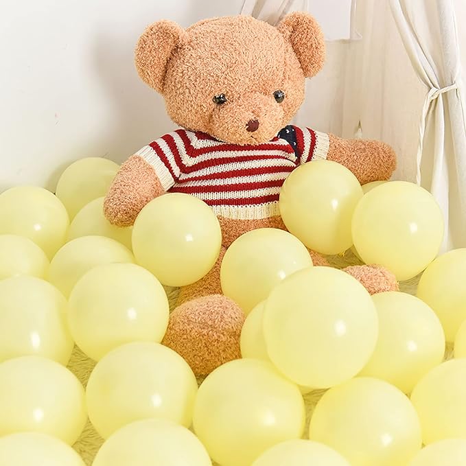 12 Inch Pastel Yellow Balloons, Baby Shower, Graduate Party Decorations - Image 3