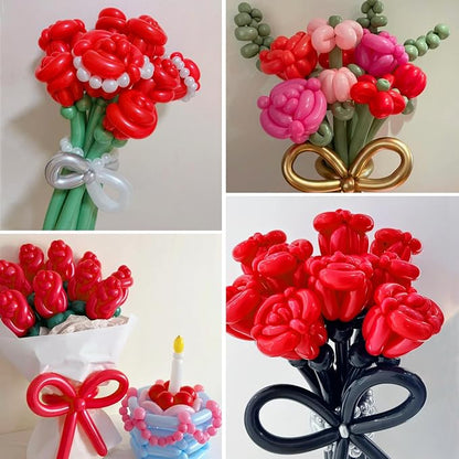100Pcs Red 260 Balloons, Long Balloon - Image 5
