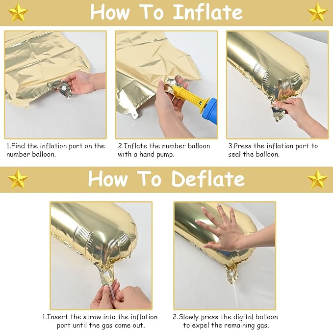 Champagne Gold 21st Birthday Balloons - Image 7