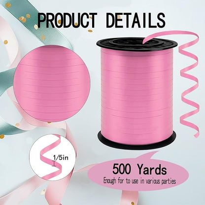 500 Yards Pink Curling Ribbon, Ribbons - Image 2