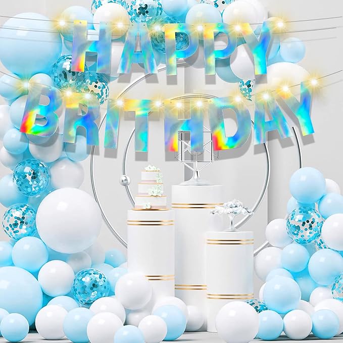 167Pcs DIY Glitter Customizable Banner Kit Custom Banner Happy Birthday DIY - Image 4