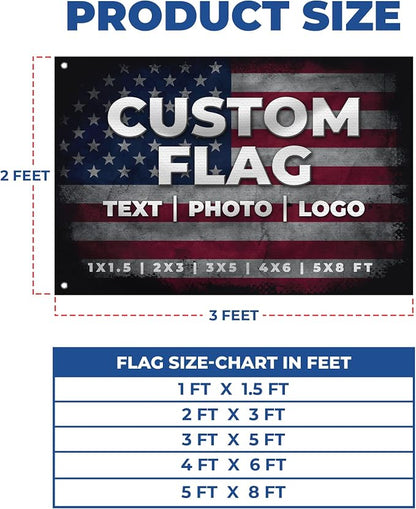 Custom Flag by DreamController; Personalized Outdoor Flag - Image 2