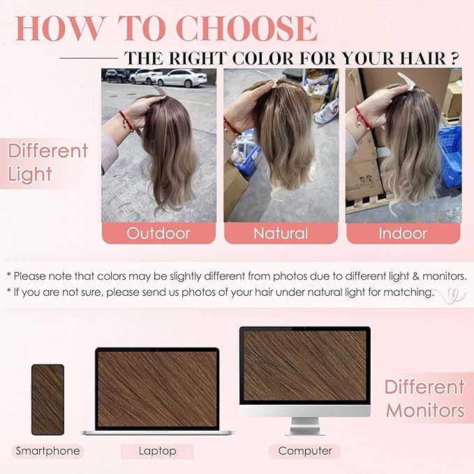 Hairro 18 Inch Long Hair Toppers Wavy with Side Bangs for Women, Clips In Synthetic Hairpieces Capless, for Adding Volume/Birthday/Party/Halloween/Cosplay Dress Up, Blonde mix White with Brown Root