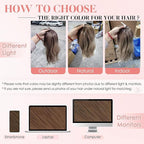 Hairro 18 Inch Long Hair Toppers Wavy with Side Bangs for Women, Clips In Synthetic Hairpieces Capless, for Adding Volume/Birthday/Party/Halloween/Cosplay Dress Up, Blonde mix White with Brown Root