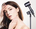 Hands-Free Rotatable Hair Dryer Stand with Adjustable Height and Heavy Base for Salon and Home Use - Ideal for Women and Pets