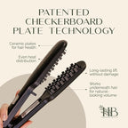 Harmonize Beauty VOLOOM 1.5" Hair Crimper Tool for Women - Volumizing Iron for Long Thick Hair - Professional Crimping Iron with Patented Plate Technology - Sleek Design for Instant Volume & Lift