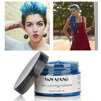 Hair Wax Spray - Temporary Blue Hair Styling Clay for Temporary Hair Color, Cosplay & Parties (4.23 oz)