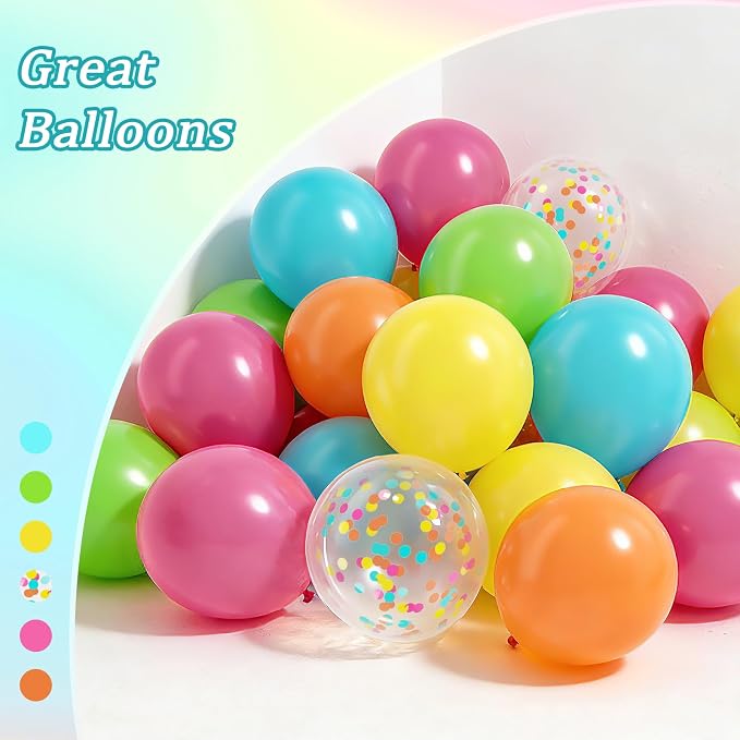 60pcs Tropical Balloons 12inch - Image 4