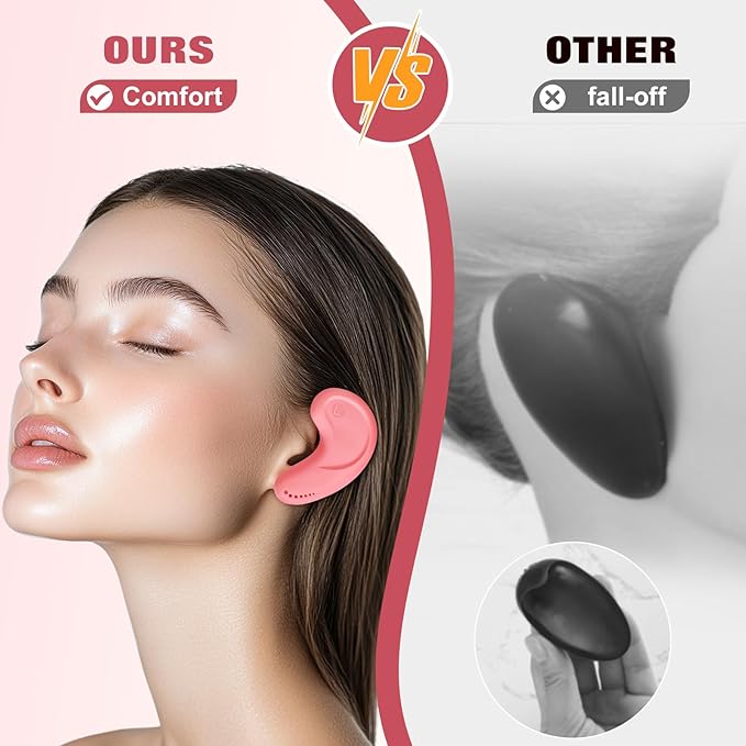 FERNIDA Ear Covers Protectors for Dryer, Hair Dye, Heat Iron, High-Temp Resistance Reusable Silicone Ear Cover for Salon Home