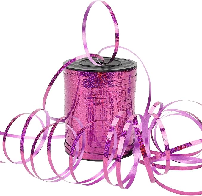 600 Yards Curling Ribbon, Balloon String Roll Ribbon and Bows by Laviria