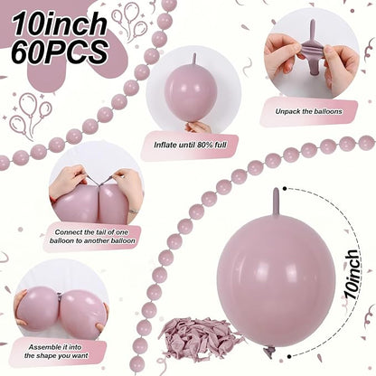 Dusty Pink Quick Link Balloons - Image 2