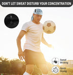 MELASA Do Rag Skull Cap Helmet Liner, Cooling Mesh Bandana Cap, Sweat Dew Rags Head Cover for Men Cycling Motorcycle Running