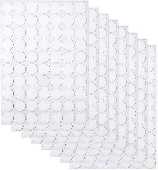 JANYUN 560 Pcs Sticky Dots, 20 mm Round Putty Clear Tack Adhesive Dots | Round - Image 8