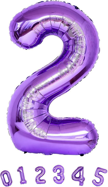 40 Inch 2nd 20th Birthday Number Balloon, Self Inflating Number Balloon - Image 9