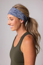 Maven Thread 4" Wide Workout Headbands for Women (2 Pack) – Non-Slip Sweatbands for Gym, Running & Yoga