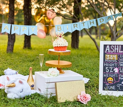 Happy Birthday Banner Birthday Party Supplies Garland Decorations Birthday - Image 3