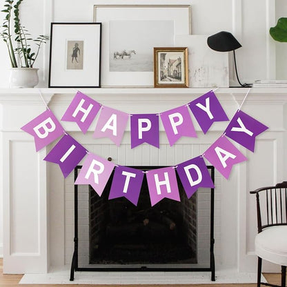 Happy Birthday Banner Birthday Party Banner NO DIY Happy Birthday Sign | - Image 7