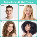 Curly Hair Brush, Curl Defining Brush with Soft Boar Bristles Detangling Tangled Glides, Wide-Teeth Design Effortlessly Shaping & Defining Curls, Curling Definer for Wet & Dry Hair (Green)