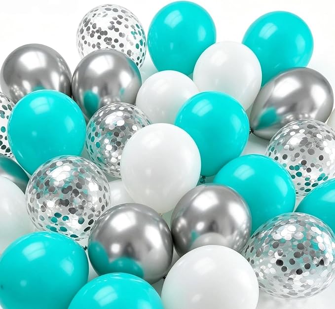 12-inch sequined metallic balloon set of 60 pieces, - Image 7