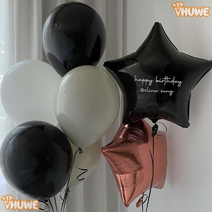 Black Star Balloons 18 Inch - Image 8