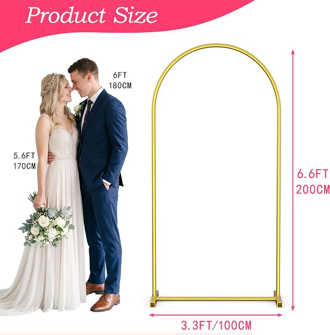 6.6FT Arch Backdrop Stand, Backdrop Arch - Image 3