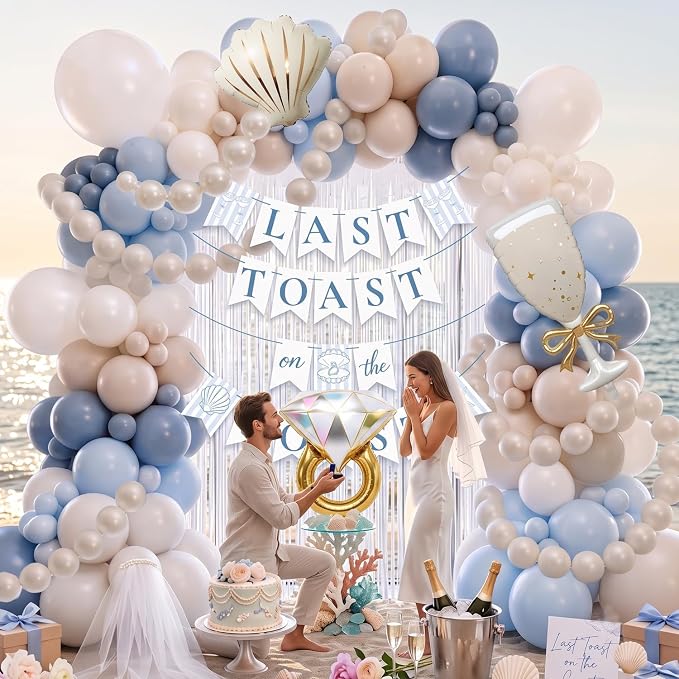 Last Toast on the Coast Decorations Kit, Beach Bachelorette Party Decorations - Image 4
