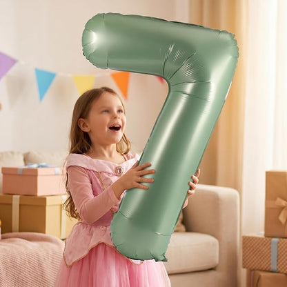 YPSelected 32 Inch Large Foil Helium Number Balloon Birthday Wedding Party 0-9 - Image 2