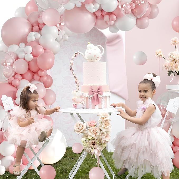Pink Balloon Arch Kit for Baby Shower Bridal Shower Birthday Decorations | - Image 4