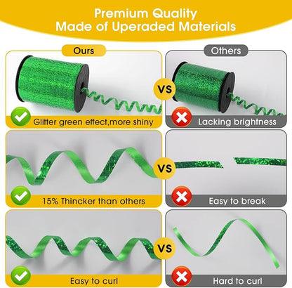 Green Curling Ribbon - Image 2