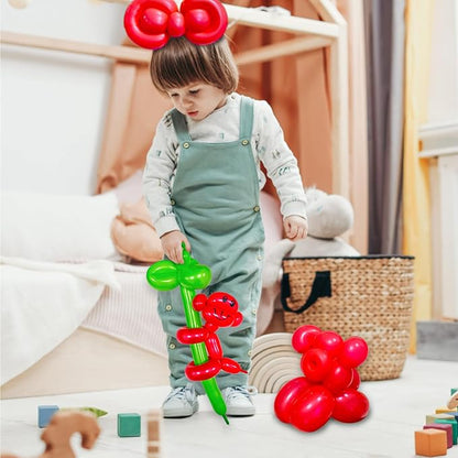 100Pcs Red 260 Balloons, Long Balloon - Image 7