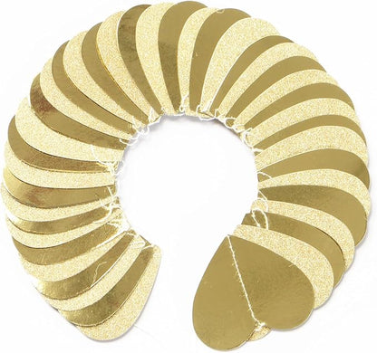 Glitter Champagne-Gold Engagement Party-Decorations Heart-Garland - 52ft - Image 3