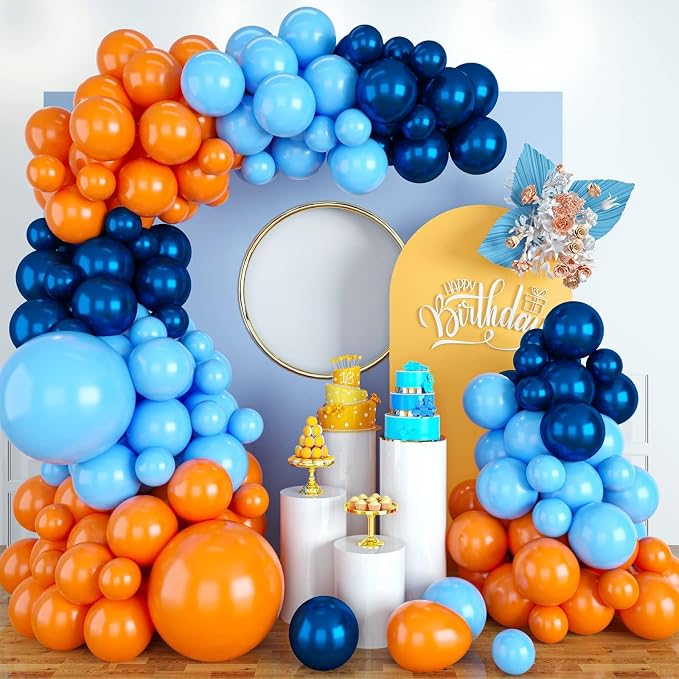 Blue Balloons Garland Arch Kit by FEYG