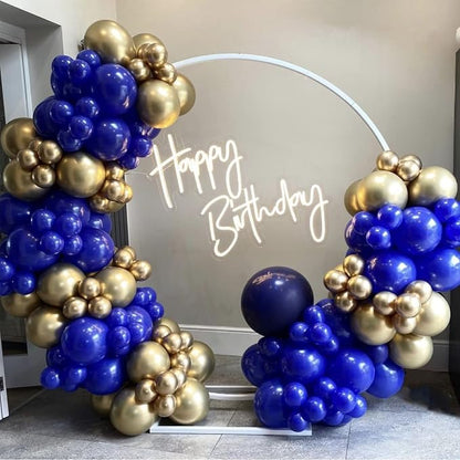 Voircoloria 130pcs Royal Blue Balloons Garland Arch Kit, 18 12 10 5 Inch | - Image 8