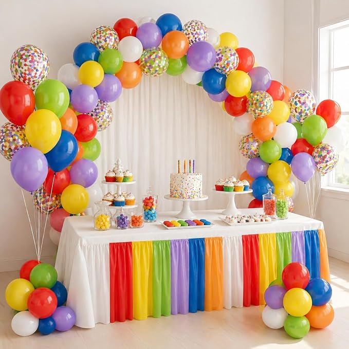 Red Blue Yellow Green Balloons, Carnival Circus Balloon 12 Inch Red Blue Green - Image 7