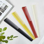 4 Pieces Taper Comb Set, Barber Hair Combs Anti Static Heat Resistant Cutting Comb Hairdressing Comb for Men Women Salon or Hotel Hair Care (Black/White/Red/Yellow)