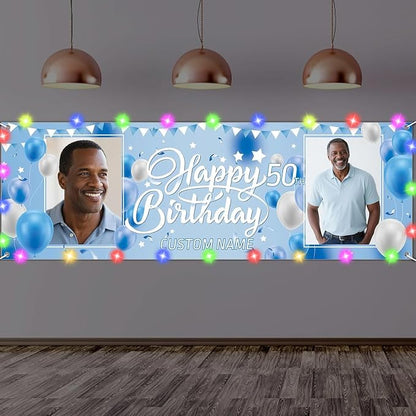 Dicodes Personalized Happy Birthday Banner by Dicodes