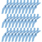 30 Pack Alligator Hair Clips for Styling, Sectioning Crocodile hair Clips Professional Barber Accessories for Salon of Thick Curly Volume Hair (Blue)