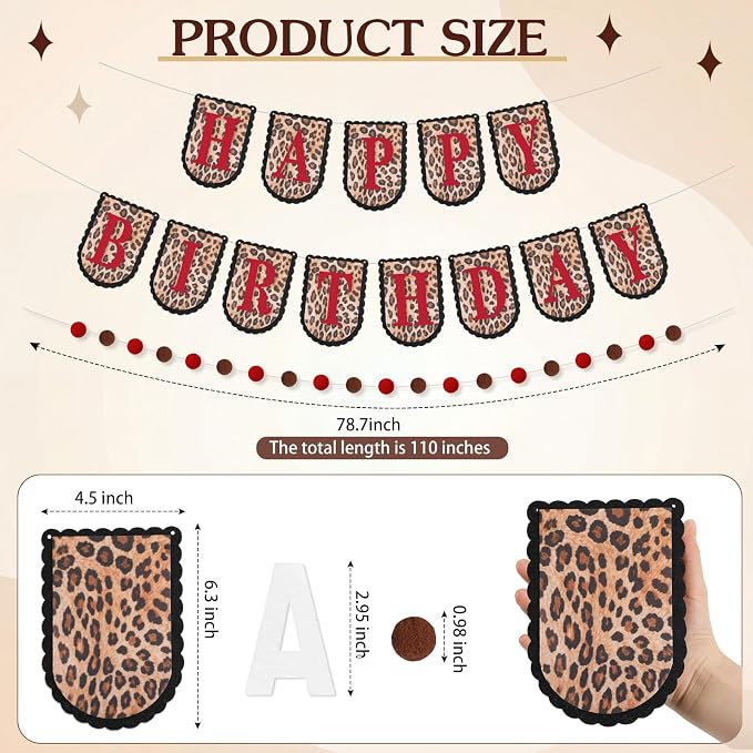 Hahafelt 125 Pcs Make Your Own Banner Kit Personalized Handmade Name Scallop - Image 2