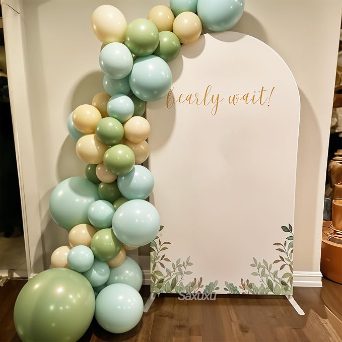 Teal Balloons Arch Kit, Teal Green Balloon Garland Arch Kit, Macaron Teal Blue - Image 5
