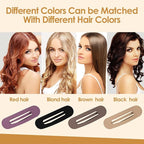 Small Flat Hair Clips for Women Lay Down Clips for Thin Hair Accessories 8pack
