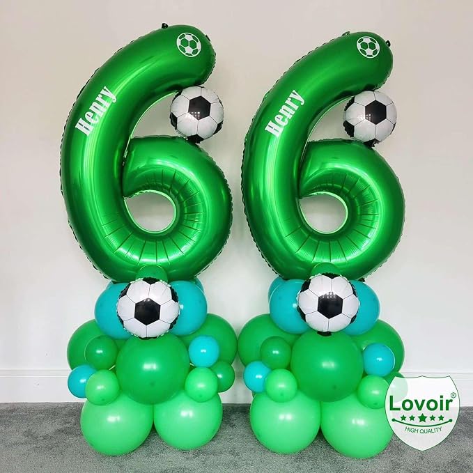 Dark Green 19 Number Balloons, 40 Inch Giant Number 19 Balloons Foil Mylar - Image 5