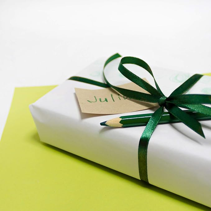 Dark Green Ribbon 1/4 Inches 36 Yards Satin Roll Perfect - Image 2