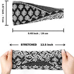 IVARYSS Headbands for Women, Non-Slip, Premium Stretchy Head Bands Hair Accessories,Wear for Yoga, Fashion, Working Out, Travel or Running, 6 Pack, Boho