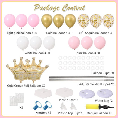 Princess Party Balloon Column Stand Kit 2 Sets - Image 3