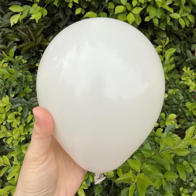 5 inch White Sand Latex Balloons - Image 3