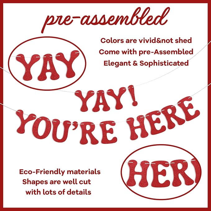 Yay！You're Here Banner - Image 3