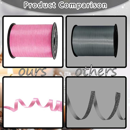 Pink Curling Ribbon, 500 Yard Premium Pink Curling Ribbons, Balloon String - Image 4
