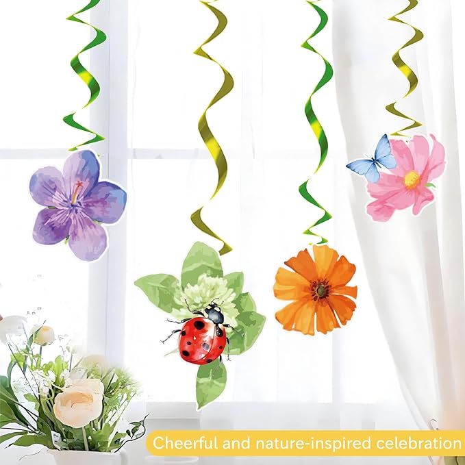 Flower Birthday Decorations, Garden Wildflower Party Decorations - Image 5