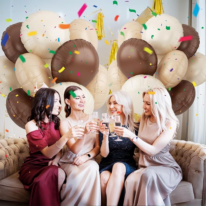 20PCS Round Shaped Balloons, 18 Inch Round Foil Balloon - Image 6