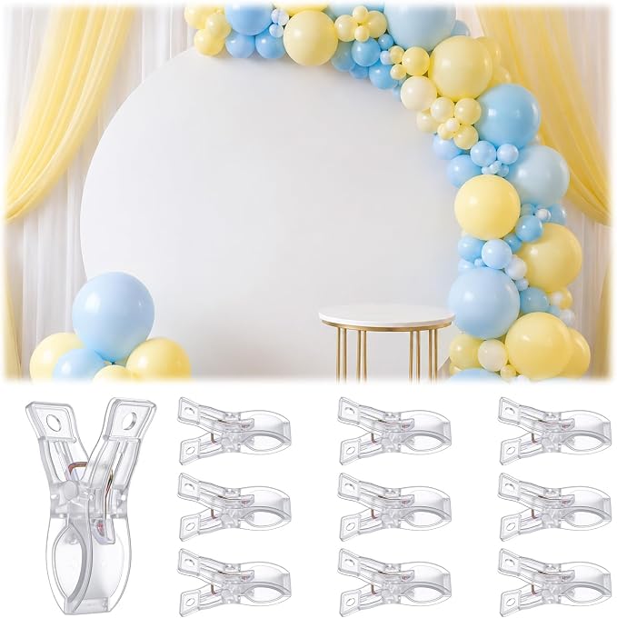 10 Pcs Balloon Arch Clips, 2.5 Inch Clips by Unknown